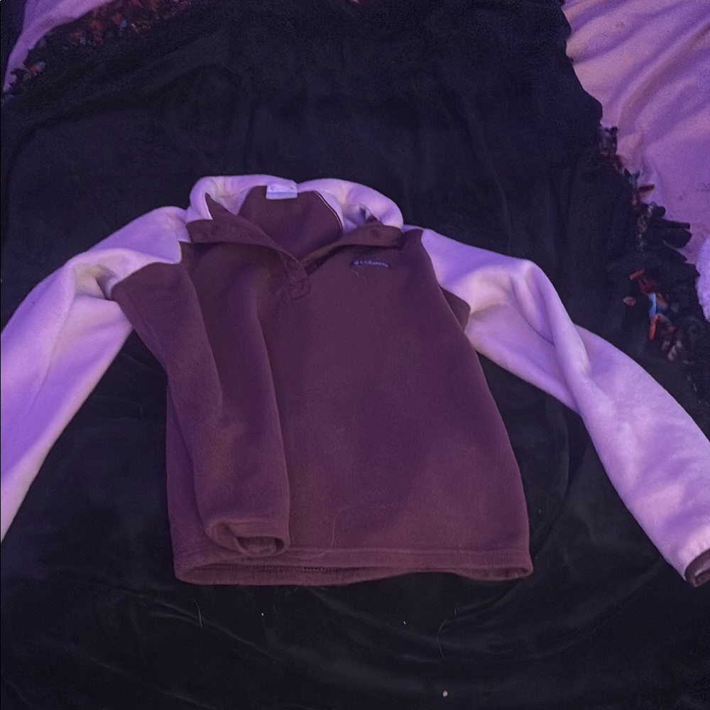 Columbia Brown and White Women's Sweater